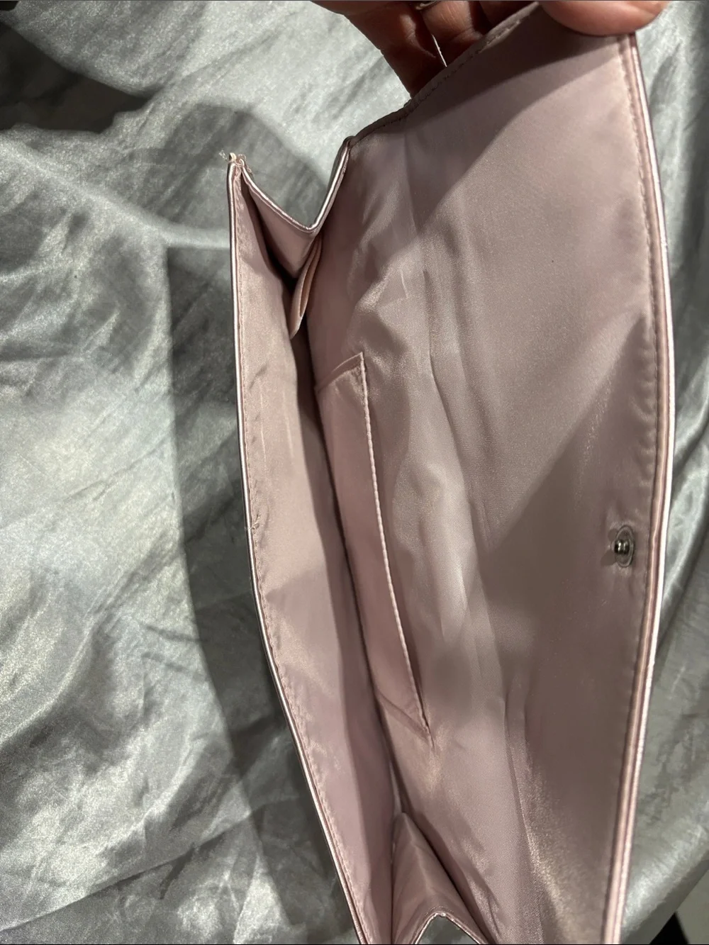 Cosmic Kylie Jenner Metallic Cosmetic Clutch - Rose Gold